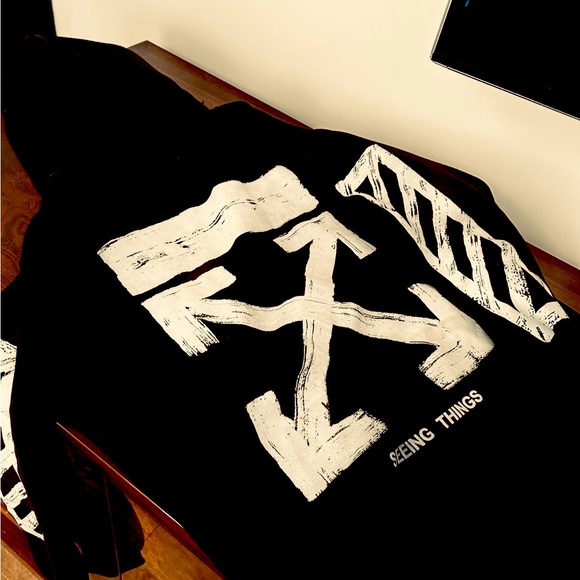 Nike x off-white | black Hoodie | “seeing things” - Picture 1 of 2